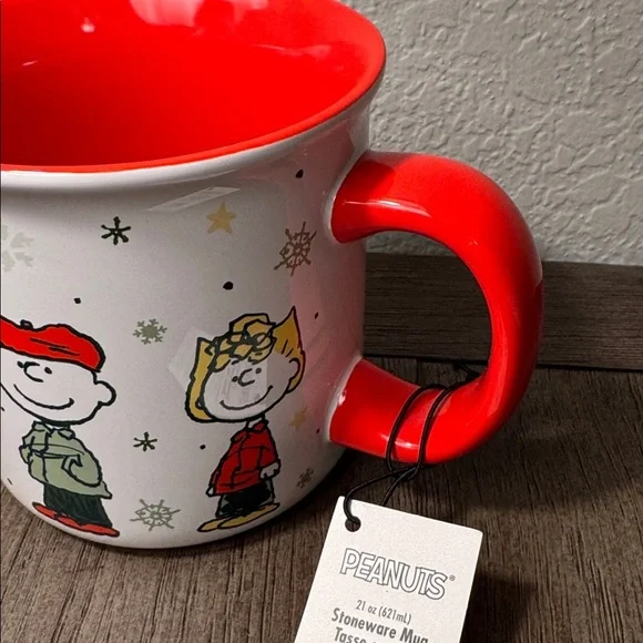 Peanuts Red and Green Holiday Mug - Picture 6 of 8